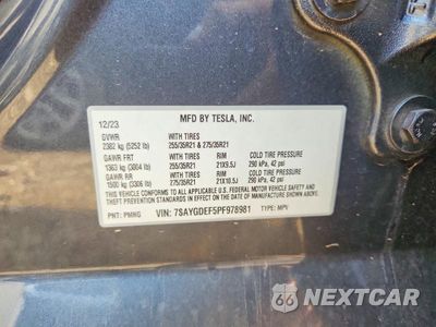 Zdjęcie 12 z 12 samochodu: 2023 TESLA MODEL Y VIN:7SAYGDEF5PF978981 - miniatura