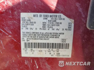 Zdjęcie 14 z 14 samochodu: 2015 FORD EDGE TITANIUM VIN:2FMTK3K91FBC39337 - miniatura