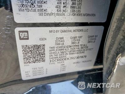 Zdjęcie 12 z 12 samochodu: 2024 CHEVROLET SILVERADO K1500 LT VIN:1GCRDDEK7RZ307879 - miniatura
