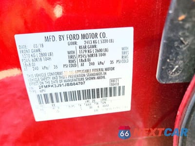 Zdjęcie 14 z 14 samochodu: 2018 FORD EDGE SEL VIN:2FMPK3J91JBB84707 - miniatura