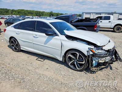 Czwarte zdjęcie samochodu z boku: 2022 HONDA ACCORD SPORT VIN:1HGCV2F30NA009537 - miniatura