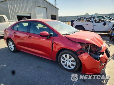 Czwarte zdjęcie samochodu z boku: 2020 TOYOTA COROLLA LE VIN:JTDEPRAE0LJ042845 - miniatura