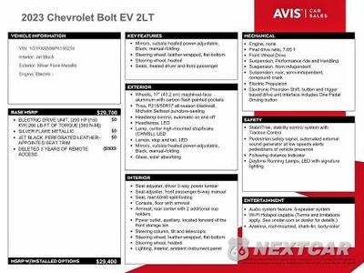 Zdjęcie 13 z 14 samochodu: 2023 CHEVROLET BOLT EV 2LT VIN:1G1FX6S06P4155234 - miniatura