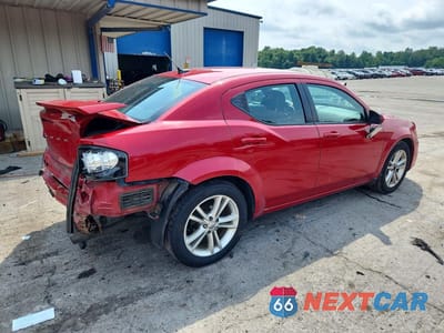 Trzecie zdjęcie samochodu z tyłu: 2011 DODGE AVENGER MAINSTREET VIN:1B3BD1FG9BN574580 - miniatura