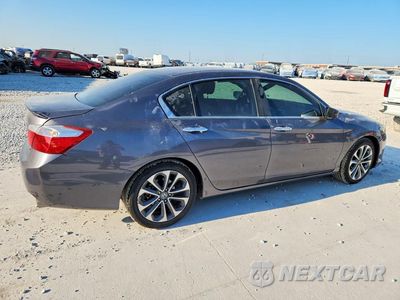 Trzecie zdjęcie samochodu z tyłu: 2015 HONDA ACCORD SPORT VIN:1HGCR2F50FA257570 - miniatura