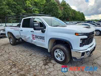 Czwarte zdjęcie samochodu z boku: 2024 CHEVROLET SILVERADO C2500 HEAVY DUTY VIN:1GC1WLE79RF255380 - miniatura