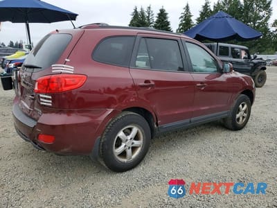 Trzecie zdjęcie samochodu z tyłu: 2009 HYUNDAI SANTA FE GL VIN:5NMSG13E69H256772 - miniatura