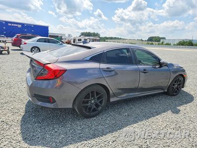 Trzecie zdjęcie samochodu z tyłu: 2019 HONDA CIVIC EXL VIN:JHMFC1F73KX002877 - miniatura