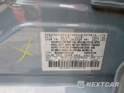 Zdjęcie 12 z 12 samochodu: 2025 NISSAN SENTRA VIN:3N1AB8DV1SY357430 - miniatura