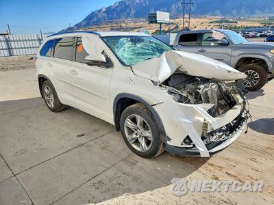 Czwarte zdjęcie samochodu z boku: 2014 TOYOTA HIGHLANDER LIMITED VIN:5TDDKRFH3ES069251 - miniatura