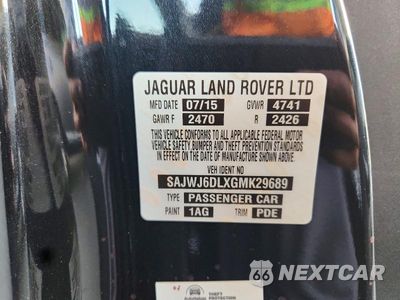 Zdjęcie 12 z 12 samochodu: 2016 JAGUAR F-TYPE R VIN:SAJWJ6DLXGMK29689 - miniatura