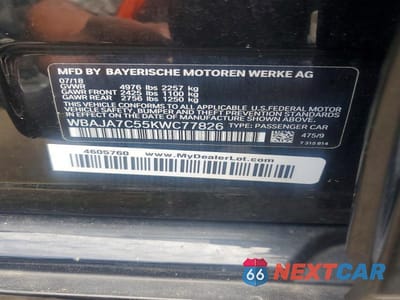 Zdjęcie 12 z 12 samochodu: 2019 BMW 530 XI VIN:WBAJA7C55KWC77826 - miniatura