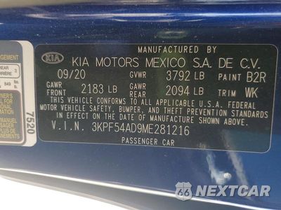 Zdjęcie 12 z 12 samochodu: 2021 KIA FORTE EX VIN:3KPF54AD9ME281216 - miniatura