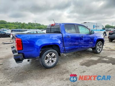 Trzecie zdjęcie samochodu z tyłu: 2016 CHEVROLET COLORADO LT VIN:1GCGSCE32G1145431 - miniatura