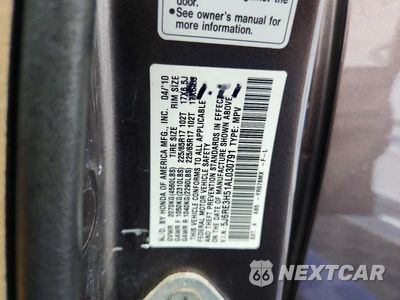 Zdjęcie 14 z 14 samochodu: 2010 HONDA CR-V EX VIN:5J6RE3H51AL030791 - miniatura