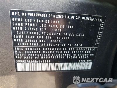 Zdjęcie 14 z 14 samochodu: 2024 VOLKSWAGEN TAOS S VIN:3VV5X7B20RM048229 - miniatura