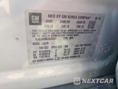 Zdjęcie 12 z 12 samochodu: 2020 BUICK ENCORE PREFERRED VIN:KL4CJASB0LB025241 - miniatura