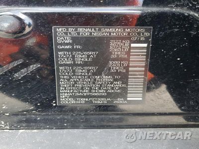 Zdjęcie 14 z 14 samochodu: 2015 NISSAN ROGUE S VIN:KNMAT2MV1FP588293 - miniatura
