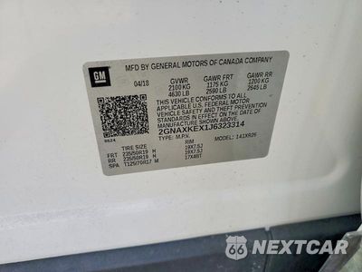Zdjęcie 14 z 14 samochodu: 2018 CHEVROLET EQUINOX LT VIN:2GNAXKEX1J6323314 - miniatura