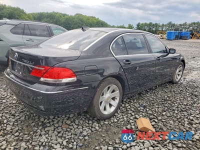Trzecie zdjęcie samochodu z tyłu: 2006 BMW 750 LI VIN:WBAHN83556DT31875 - miniatura