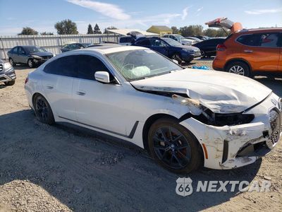 Czwarte zdjęcie samochodu z boku: 2024 BMW I4 EDRIVE 35 VIN:WBY43AW03RFS68684 - miniatura