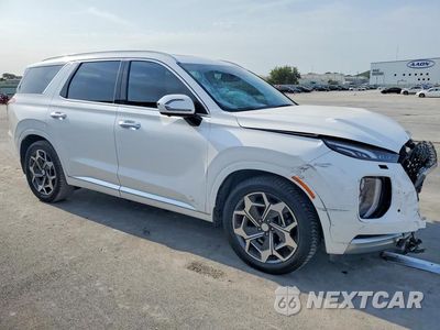 Czwarte zdjęcie samochodu z boku: 2021 HYUNDAI PALISADE CALLIGRAPHY VIN:KM8R7DHE4MU222819 - miniatura