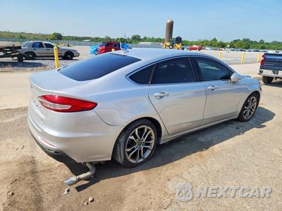 Trzecie zdjęcie samochodu z tyłu: 2019 FORD FUSION SEL VIN:3FA6P0CD1KR138496 - miniatura