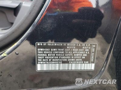 Zdjęcie 12 z 12 samochodu: 2012 VOLKSWAGEN JETTA GLI VIN:3VW567AJ2CM460182 - miniatura