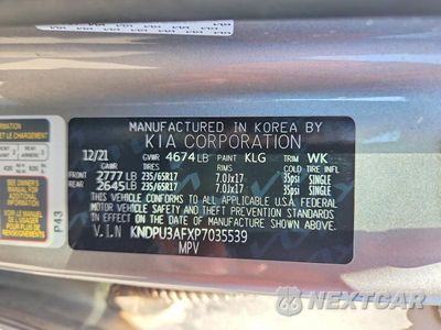 Zdjęcie 13 z 13 samochodu: 2023 KIA SPORTAGE LX VIN:KNDPU3AFXP7035539 - miniatura