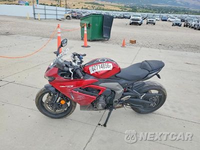 Trzecie zdjęcie samochodu z tyłu: 2025 TRIUMPH MOTORCYCLE DAYTONA 660 VIN:SMTL23UF0STCB7752 - miniatura