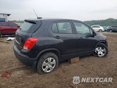 Trzecie zdjęcie samochodu z tyłu: 2016 CHEVROLET TRAX LS VIN:KL7CJKSB5GB733242 - miniatura