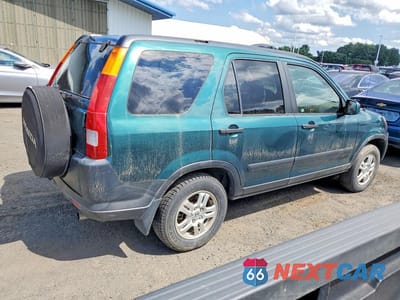 Trzecie zdjęcie samochodu z tyłu: 2002 HONDA CR-V EX VIN:JHLRD78852C014818 - miniatura