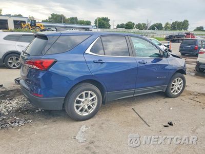 Trzecie zdjęcie samochodu z tyłu: 2022 CHEVROLET EQUINOX LT VIN:3GNAXUEV2NL237649 - miniatura