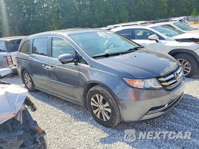 Czwarte zdjęcie samochodu z boku: 2016 HONDA ODYSSEY EXL VIN:5FNRL5H65GB159936 - miniatura