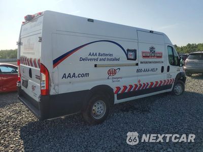 Trzecie zdjęcie samochodu z tyłu: 2021 RAM PROMASTER 3500 VF DELIVERY VAN VIN:3C6MRVJG8ME513226 - miniatura