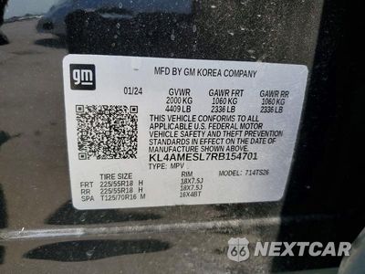 Zdjęcie 12 z 12 samochodu: 2024 BUICK ENCORE GX SPORT TOURING VIN:KL4AMESL7RB154701 - miniatura
