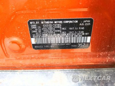 Zdjęcie 13 z 13 samochodu: 2025 MITSUBISHI OUTLANDER SPORT S VIN:JA4ARUAU3SU014807 - miniatura