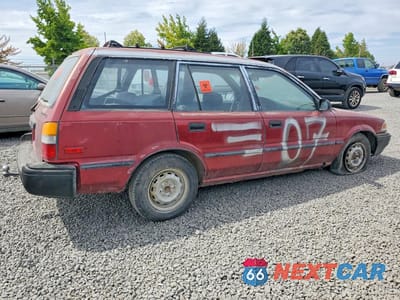 Trzecie zdjęcie samochodu z tyłu: 1988 TOYOTA COROLLA DELUXE VIN:JT2AE92W1K3180885 - miniatura