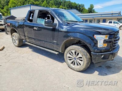 Czwarte zdjęcie samochodu z boku: 2017 FORD F150 SUPER CAB VIN:1FTEX1EP3HFC12588 - miniatura