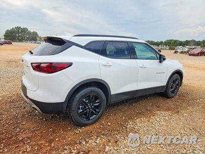 Trzecie zdjęcie samochodu z tyłu: 2022 CHEVROLET BLAZER 3LT VIN:3GNKBJRS1NS139235 - miniatura