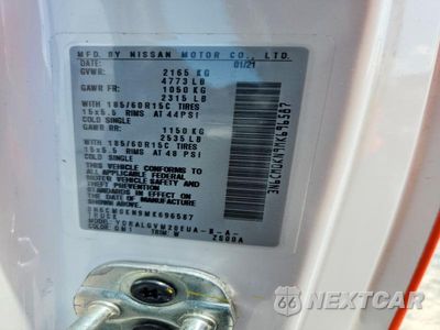 Zdjęcie 13 z 13 samochodu: 2021 NISSAN NV200 SV VIN:3N6CM0KN9MK696587 - miniatura