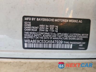 Zdjęcie 12 z 12 samochodu: 2016 BMW 328 I SULEV VIN:WBA8E9C53GK647939 - miniatura