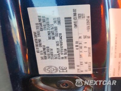 Zdjęcie 12 z 12 samochodu: 2016 FORD F150 SUPER CAB VIN:1FTFX1EF6GFC44218 - miniatura