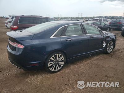 Trzecie zdjęcie samochodu z tyłu: 2017 LINCOLN MKZ SELECT VIN:3LN6L5C98HR607926 - miniatura