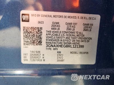Zdjęcie 13 z 13 samochodu: 2024 CHEVROLET EQUINOX LS VIN:3GNAXHEG8RL121399 - miniatura