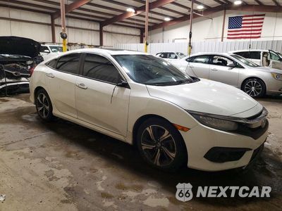 Czwarte zdjęcie samochodu z boku: 2018 HONDA CIVIC TOURING VIN:JHMFC1F93JX025446 - miniatura