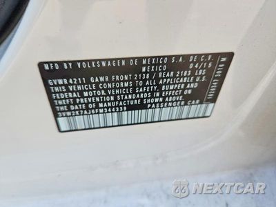 Zdjęcie 12 z 12 samochodu: 2015 VOLKSWAGEN JETTA BASE VIN:3VW2K7AJ6FM344339 - miniatura