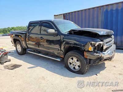 Czwarte zdjęcie samochodu z boku: 2010 CHEVROLET SILVERADO K1500 LT VIN:3GCRKSE37AG256858 - miniatura