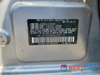 Zdjęcie 12 z 12 samochodu: 2013 SUBARU IMPREZA SPORT LIMITED VIN:JF1GPAR66D2890737 - miniatura