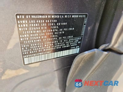 Zdjęcie 14 z 14 samochodu: 2023 VOLKSWAGEN TAOS SE VIN:3VVYX7B21PM317302 - miniatura